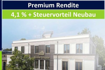 Moderne 3 Raumwohnung - Neubaueigentumswohnung mit KfW 40 in der Südvorstadt mit Balkon, Erstbezug