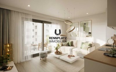 WE1-7 | Moderne 2-Zimmer-Wohnung in KfW-40-QNG-PLUS Bauweise im Regensburger Westen. Erstbezug.