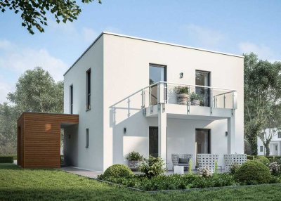 **Bauen Sie Ihr modernes Traumhaus- ganz ohne Dachschrägen !**