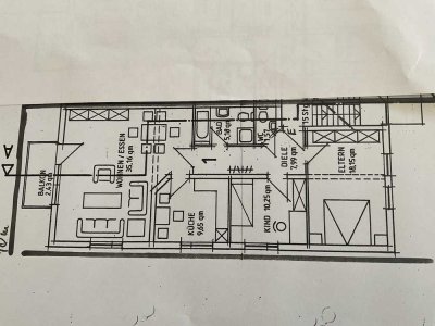 Attraktive 3-Zimmer-Wohnung mit Balkon und Einbauküche in Konz