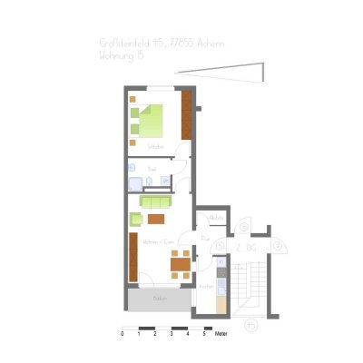 Schöne 2- Zimmer Wohnung / Erstbezug nach Komplettsanierung