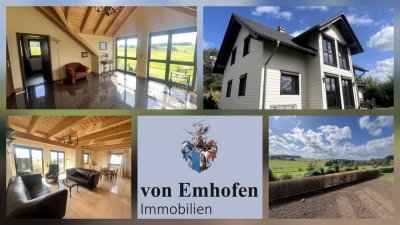 Nümbrecht in toller Aussichtslage gelegenes hochwertiges Holzhaus