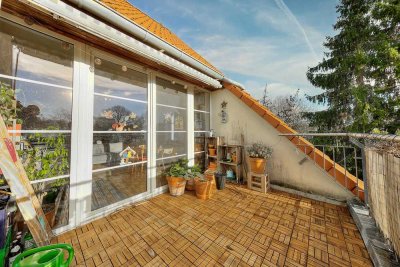 Wohnen mit Sonnenglanz: 3-Zimmer Maisonette nahe Heiligem See