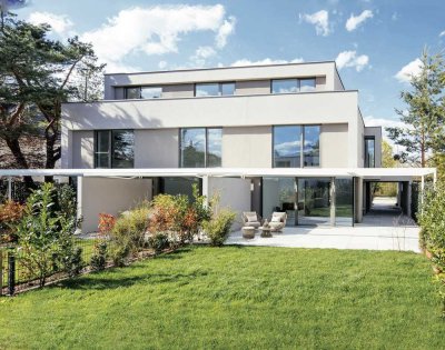 Obermenzing: Großzügiges Stadthaus mit Süd - Garten *Neubau Erstbezug*