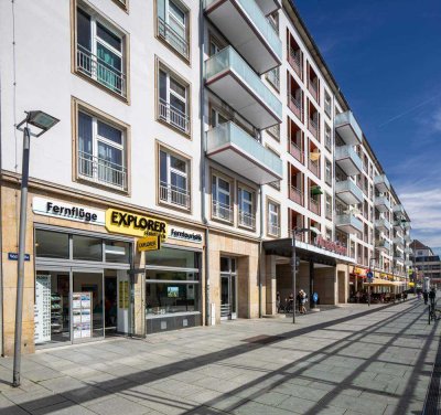 Topmoderne Wohnung mit Balkon zum ruhigen Innenhoff
