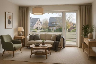 3-Zimmer-Wohnung mit Balkon in ruhiger Lage - frisch renoviert & ab sofort verfügbar