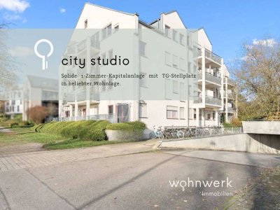 CityStudio Konstanz – Solide 1-Zimmer-Kapitalanlage mit TG-Stellplatz in beliebter Wohnlage