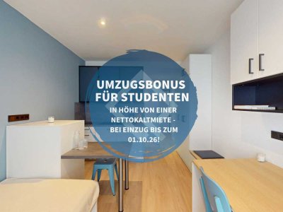 1 Monat mietfrei sichern! Smartes 1-Zimmer-Apartment für Studierende im Quartillion Wiesbaden