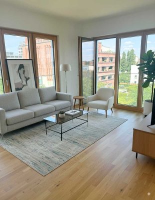 Penthouse-Maisonette in Top Lage an der Spree + Dachterrasse