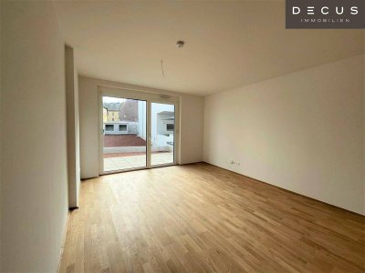 MIETBEGINN AB 01.05.2026 | TOLLE TERRASSENWOHNUNG IM KARMELITERHOF | NÄHE RATHAUS