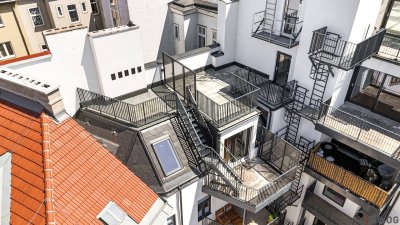 2 ZIMMER NEUBAUWOHNUNG MIT CA. 20 m² DACHTERRASSE II ERSTBEZUG II NÄHE SIEBENBRUNNENPLATZ II HÖGELMÜLLERGASSE 12