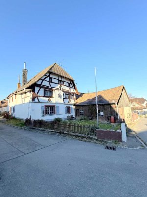 Historisches Zweifamilienhaus mit großem Bauplatz in naturverbundener Lage!