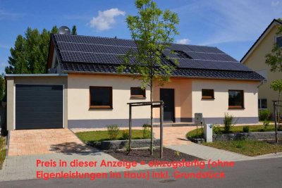 keine Eigenleist.!, mit Eigenleistungen sinkt der Preis!  Grundstücks-Preis inkl.