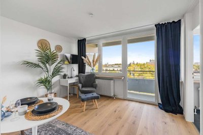 Provisionsfrei vom Eigentümer, leerstehend und renoviert, 40m²- Apartment mit großem Balkon