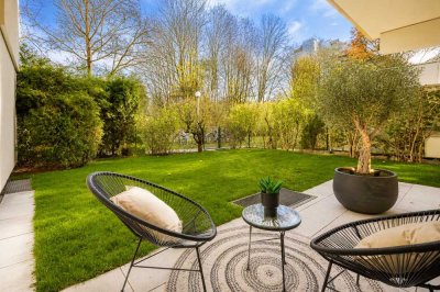 Bezugsfertige 2-Zimmer Gartenwohnung in München-Bogenhausen | Frisch renoviert | Sanierte Wohnanlage