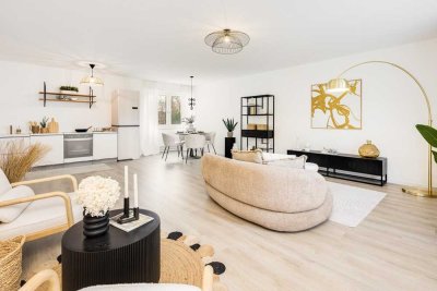 Sonniges Garten-Wohnung in Bogenhausen: Frisch renoviert & bezugsfrei - TG-Stellplatz / Fernwärme