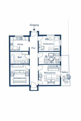 4-Zimmer Eigentumswohnung im Herzen von Gremberg