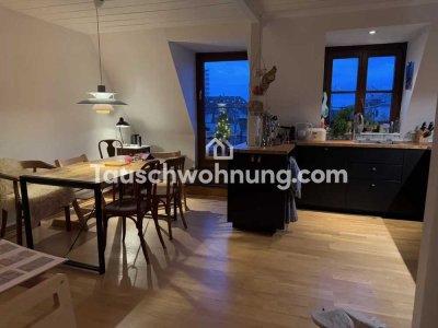 Tauschwohnung: Südstadt Maisonette mit großer Dachterrasse