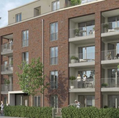 3. OG. Neubau Erstbezug : 2 Zimmer in Lokstedt mit Einbauküche und Balkon Loggia