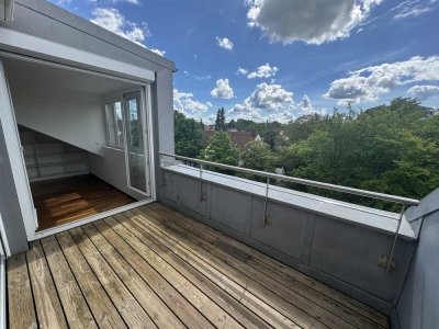 Dachterrassenwohnung mit sonnigem Ausblick ins Grüne