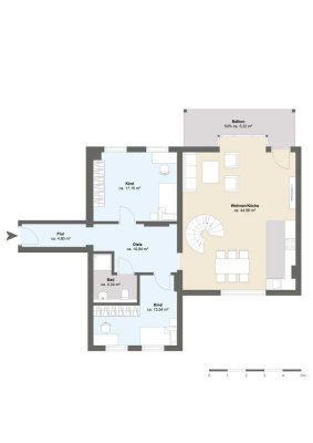 außergewöhnliche 4-Zimmer Maisonettewohnung in der Jülicher Innenstadt