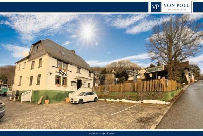 Gastro-Anwesen im Taunus: Fachwerkflair, Biergarten, Wohnung, Stellplätze, Scheune & Ausbauoptionen!