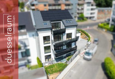 Unterbach: Bezugsbereites Penthouse – stilvolle DG-Wohnung mit Balkon im Neubau