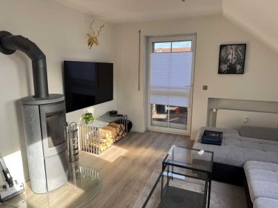 5-Zimmer Maisonette-Wohnung mit Kamin, Garten und Garage in Untermeitingen - sofort bezugsfertig!