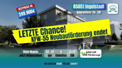 ++ZINS-/MIET-/ENERGIESPAREND++ 3 ZKB mit KfW 100.000€-Darlehen