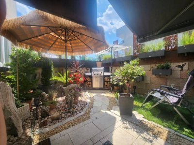 „Mediterranes Wohngefühl mitten in der Stadt“ 3-Zimmer-Citywohnung mit privaten Gartenjuwel EGGENBERG - Nähe FH und Straßenbahnlinie 7 (Provisionsfrei)