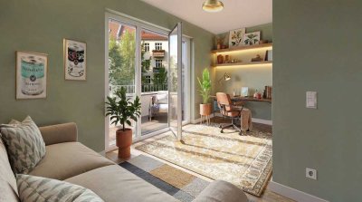 4-Zimmer im Erdgeschoss mit 2 Terrassen und Garten