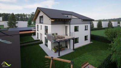 Neubau Ried/Tumeltsham-2 Gartenwohnungen-Lift, Doppelcarport und Topausstattung