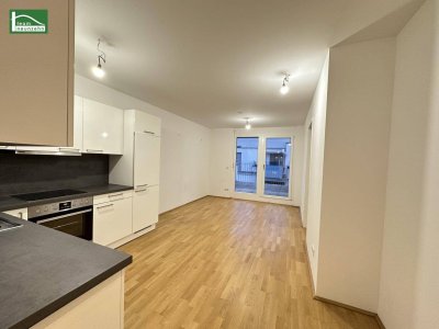 Moderne 2-Zimmer-Wohnung mit Balkon in zentraler Lage beim FAC-Platz, nur wenige Minuten von der S-Bahnstation Jedlersdorf entfernt – Verfügbar ab August!