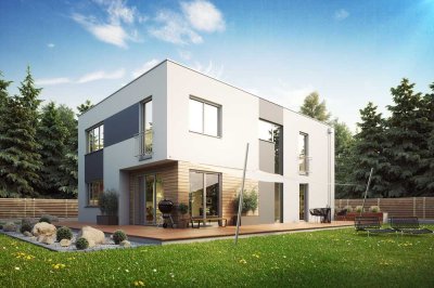 Neubau: Stylische Stadtvilla am Ostpark