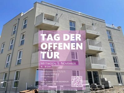 Neubau- 4-ZKB-Wohnung mit Einbauküche und Balkon