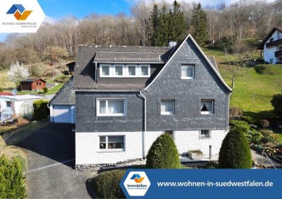 Ein-/Zweifamilienhaus auf großzügigem Baugrundstück in Eiserfeld!!
