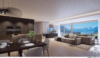 Terrassenwohnung Deluxe mit herrlichem Alpenblick