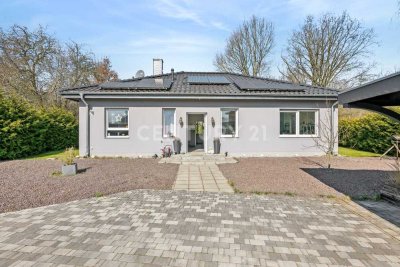 Stylisch, modern, genial - Bungalow auf Erbbaupacht – mit Solar, Doppelcarport & XXL-Terrasse