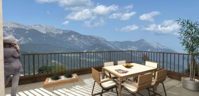 Neubauprojekt – Wohnen mit Dachsteinblick – Alpines Penthouse direkt im Skigebiet