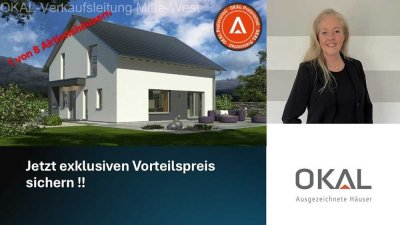AKTION !! EINFAMILIENHAUS MIT OFFENER ARCHITEKTUR - Malervorbereitet inkl. Grundstück