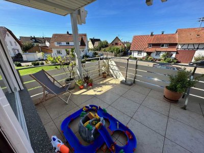 3,5 Zimmer Wohnung in Offenburg Elgersweier, 113 m² mit 2 Balkone