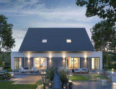 Grundstück incl. projektierter Doppelhaushälfte in bevorzugter Lage -Einliegerwohnung möglich