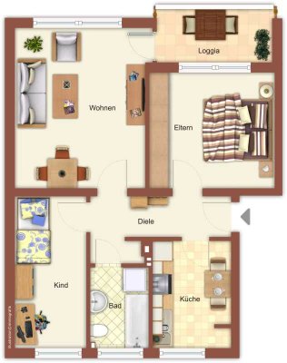 Demnächst frei! 4-Zimmer-Wohnung in Mönchengladbach Rheindahlen