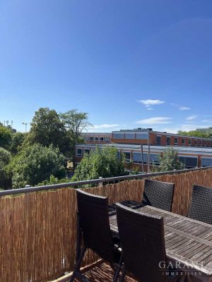 3 Zimmer-Dachgeschoss-Wohnung mit großer Dachterrasse und Stadtblick im Weltkulturerbe Bamberg