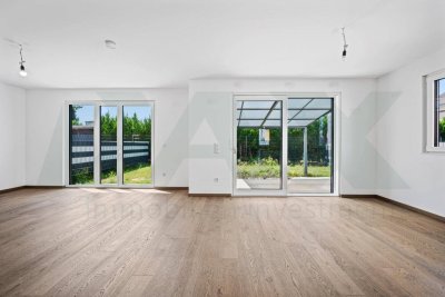 Alles, was das Herz begehrt – stilvolles Doppelhaus mit Garten und Top-Ausstattun