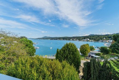 Erstbezug! Möblierte 1-Zimmer Studio Wohnung im Herzen von Velden - mit Traum Seeblick!