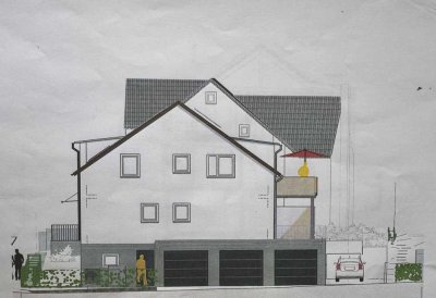Schöne 2-Zi. - DG-Wohnung mit großem Balkon im Ortskern