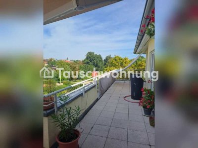 Tauschwohnung: Charmante 4-Raum-FAMILIEN-Wohnung mit zwei Dachterrassen