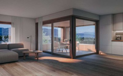 Sicht in die Berge - 3 Zimmer Wohnung im 1. Obergeschoss