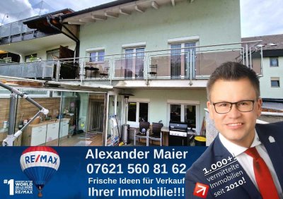 Wow! 6-Zi-LUXUS-Wohnung auf 3 Etagen: Wintergarten, Terrasse, Balkon zentral in Lörrach!